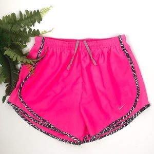NWT Hot Pink and Leopard Nike Tempo Running Shorts
